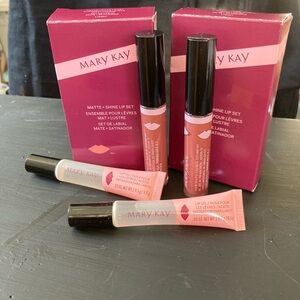 New in the boxes Mary Kay Matte +Shine Lip sets in Cinnamon Cannelle Bundle